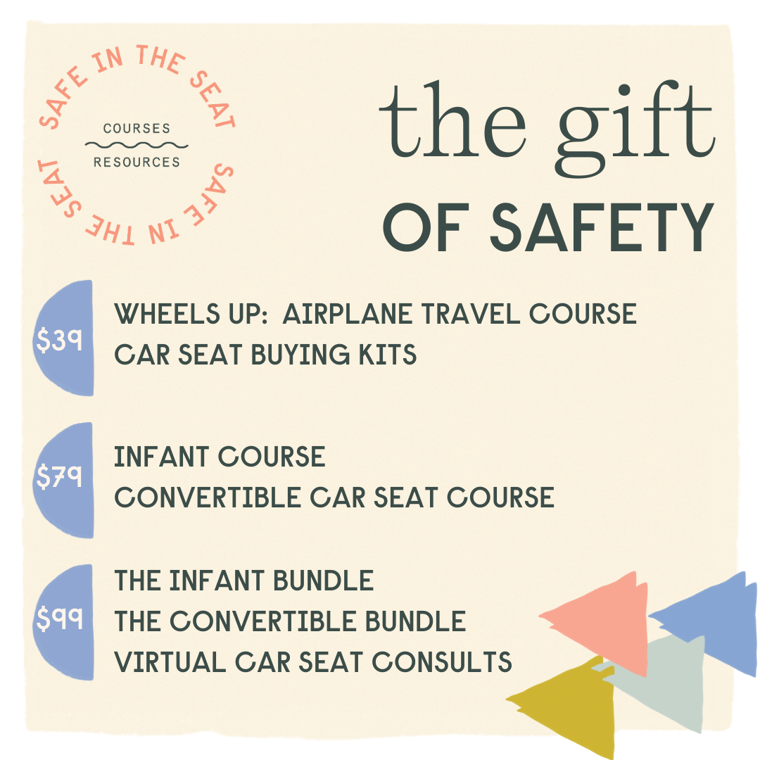 Safe in the Seat Gift Certificates